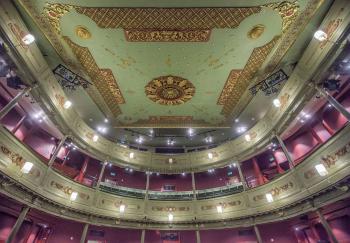 Theatre Royal, Bristol, United Kingdom: outside London: Auditorium ceiling from Pit