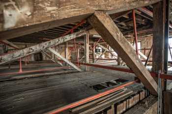 Britannia Panopticon, Glasgow, United Kingdom: outside London: Music Hall roof structure closeup from left