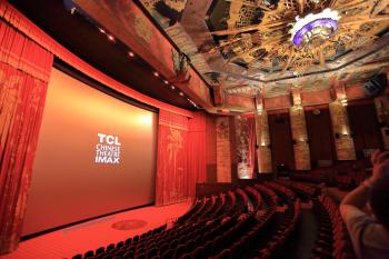 TCL Chinese Theatre, Hollywood: Auditorium from cross-aisle House Left