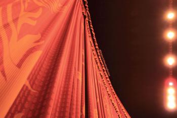 TCL Chinese Theatre, Hollywood, Los Angeles: Hollywood: Curtain closeup