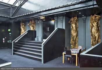 Lobby stairs to auditorium in 2016, courtesy Canmore / Historic Environment Scotland (JPG)