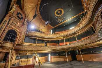 The auditorium, seated on three levels of Stalls & Pit, Dress Circle, and Upper Circle (Amphitheatre & Gallery)