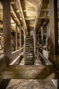 Citizens Theatre, Glasgow, United Kingdom: outside London: Midstage Bridge from Stage Left