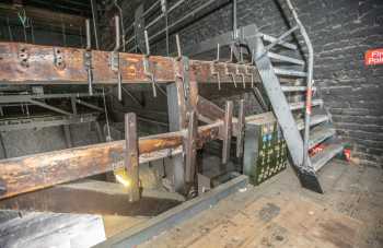 Citizens Theatre, Glasgow, United Kingdom: outside London: Fly Floor (Stage Left) and Stairs to Rear Crossover