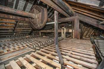 Citizens Theatre, Glasgow, United Kingdom: outside London: Looking downstage across the Grid from the access ladder located Upstage Right