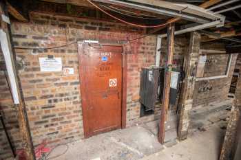 Citizens Theatre, Glasgow, United Kingdom: outside London: Orchestra Pit Door in the 1950s firewall
