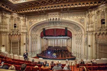 Copley Symphony Hall from Balcony level