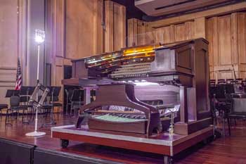 Copley Symphony Hall, San Diego, California (outside Los Angeles and San Francisco): Robert Morton Organ Console