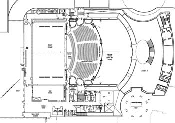 Plan of theatre. circa 2006