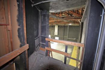 Earl Carroll Theatre, Hollywood, Los Angeles: Hollywood: House right side stage looking toward Stage