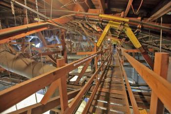Earl Carroll Theatre, Hollywood: Catwalk from Stage Right to rear house left