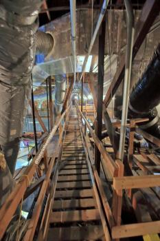 Earl Carroll Theatre, Hollywood: Catwalk from rear house left to Stage Right