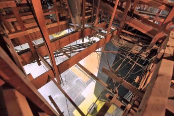 Earl Carroll Theatre, Hollywood: Midstage looking down at Stage Right