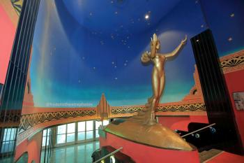 Earl Carroll Theatre, Hollywood: Goddess of Neon from Auditorium entrance
