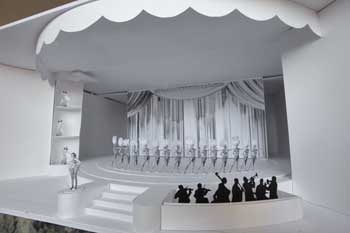 Earl Carroll Theatre, Hollywood: Theatre model from House Right