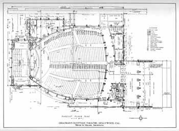 Plan as published in <i>American Theatres of Today</i> Volume 1 (1927).  Reissued by the Theatre Historical Society of America in 2009 (1.3MB PDF)