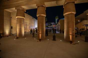Egyptian Theatre, Hollywood: Forecourt from Entrance Portico