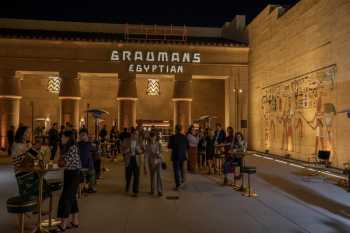 Egyptian Theatre, Hollywood: Forecourt at Pre--Opening Reception