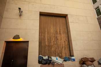 Egyptian Theatre, Hollywood, Los Angeles: Hollywood: Original Load-In Door at Stage Left