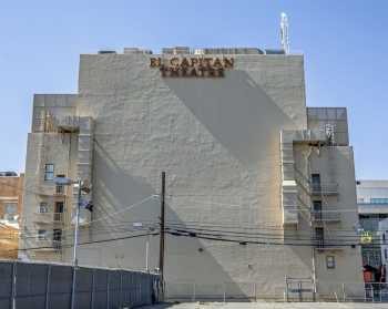 El Capitan Theatre, Hollywood, Los Angeles: Hollywood: Rear of Stagehouse