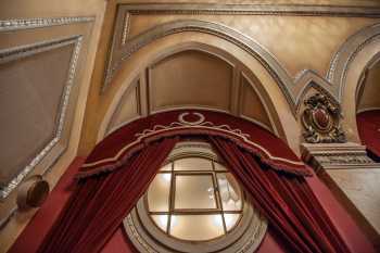 Festival Theatre, Edinburgh, United Kingdom: outside London: Illuminated Window Closeup