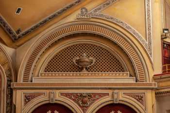 Festival Theatre, Edinburgh, United Kingdom: outside London: Tympanum Above House Right Boxes