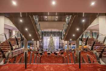 Festival Theatre, Edinburgh, United Kingdom: outside London: Stairs At Christmas