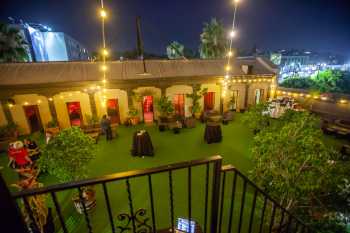 Fonda Theatre, Hollywood, Los Angeles: Hollywood: Roof Terrace from South