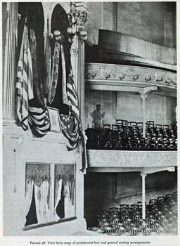 Photo of the Presidential Box and Auditorium; courtesy University of Georgia and scanned online by the Internet Archive (JPG)