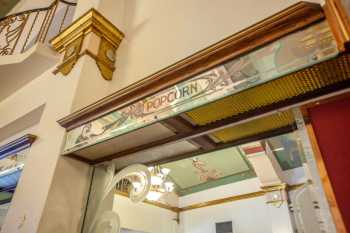 Fox Theater Bakersfield, California (outside Los Angeles and San Francisco): Concessions Stand Backing Closeup