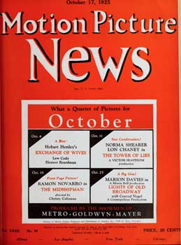 2-page feature on the Alician Court Theatre from the 17 October 1925 issue of <i>Motion Picture News</i>, held by the Museum of Modern Art Library (New York) and digitized by the Internet Archive (1.4MB PDF)