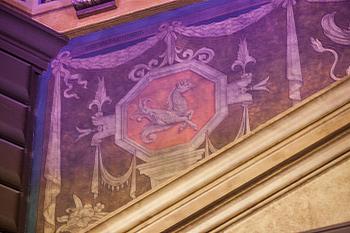 Fox Theatre, Fullerton: Proscenium Arch decoration closeup House Left