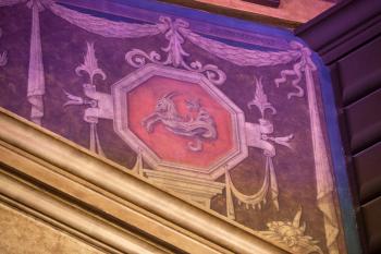 Fox Theatre, Fullerton, Los Angeles: Greater Metropolitan Area: Proscenium Arch decoration closeup House Right