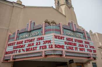 Hanford Fox Theatre, California (outside Los Angeles and San Francisco): Marquee Closeup, Daytime