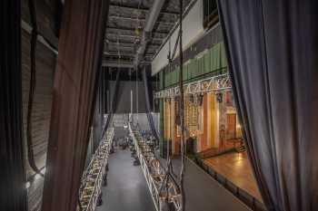 Fox Theater Pomona, Los Angeles: Greater Metropolitan Area: Stage from Stage Right Fly Floor