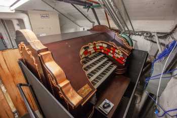 Fox Tucson Theatre: Organ Console in storage location understage