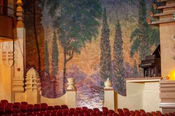 Visalia Fox Theatre: House Left Wall Mural Closeup