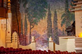 Visalia Fox Theatre, California (outside Los Angeles and San Francisco): House Left Wall Mural Closeup