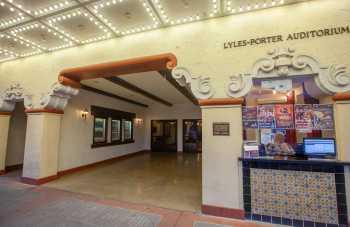 Visalia Fox Theatre: Box Office And Theatre Entrance Behind
