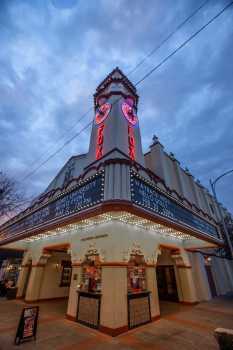 Visalia Fox Theatre: Clock Tower And Box Office