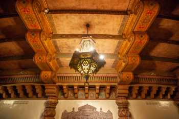 Visalia Fox Theatre, California (outside Los Angeles and San Francisco): Lobby Chandelier From Below