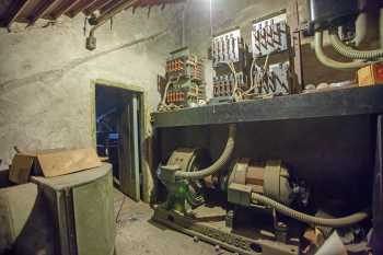 Visalia Fox Theatre, California (outside Los Angeles and San Francisco): Generator and Ballast Room Above Projection Booth