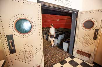 Gaslight-Baker Theatre, Lockhart, Texas: Historic Entrance Doors