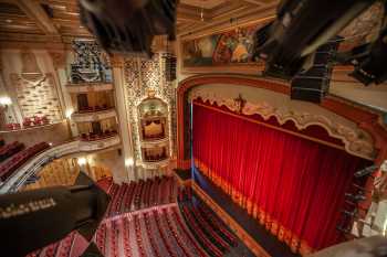 Granada Theatre, Santa Barbara, California (outside Los Angeles and San Francisco): Tech Box Lighting Position