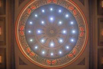 Granada Theatre, Santa Barbara, California (outside Los Angeles and San Francisco): Auditorium Ceiling Light Fixture