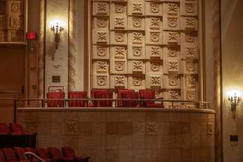 Granada Theatre, Santa Barbara, California (outside Los Angeles and San Francisco): Balcony Seating at House Left