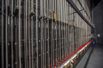 Granada Theatre, Santa Barbara, California (outside Los Angeles and San Francisco): Counterweight Rail