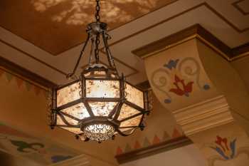 Granada Theatre, Santa Barbara, California (outside Los Angeles and San Francisco): Light Fixture