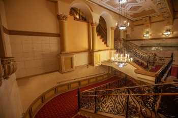 Granada Theatre, Santa Barbara, California (outside Los Angeles and San Francisco): Lobby Stairs