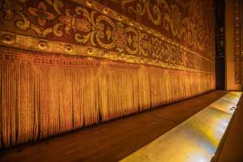 Grand Lake Theatre, Oakland, San Francisco Bay Area: House Curtain Closeup from Footlights